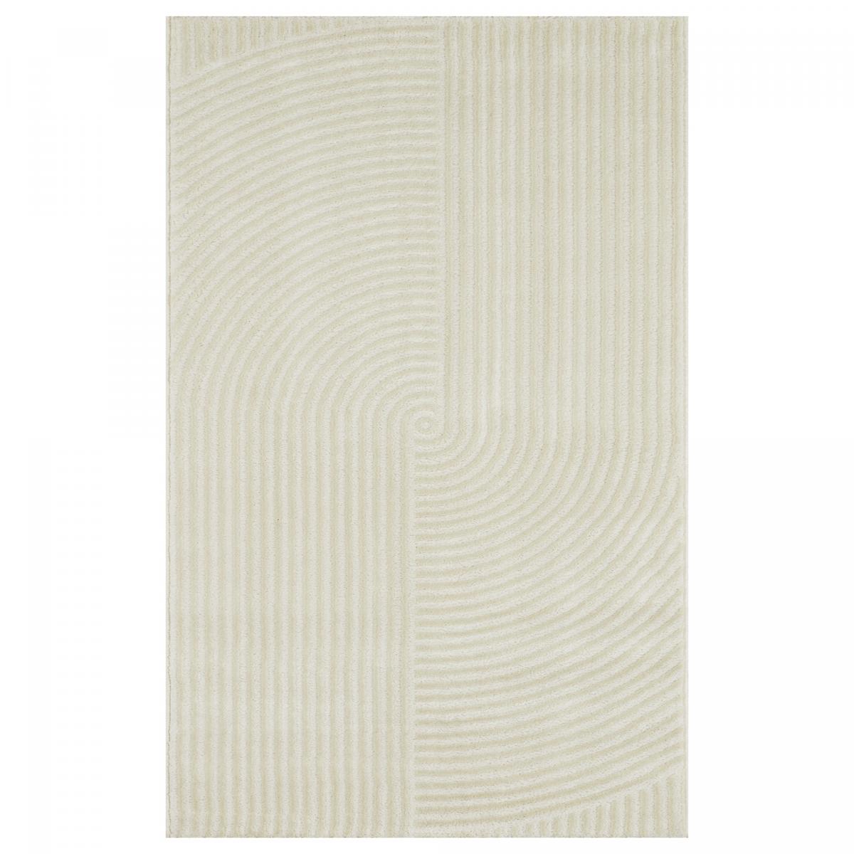 Tapis salon et chambre tissé motif géométrique CEROTI