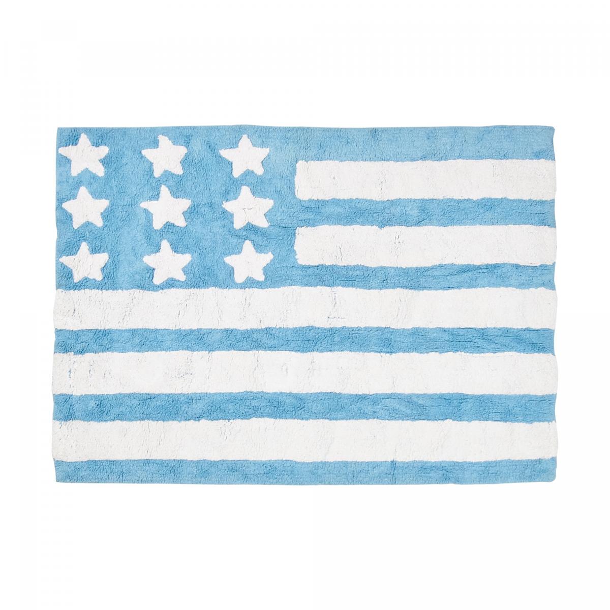 Tapis enfant fait main en coton DRAPA