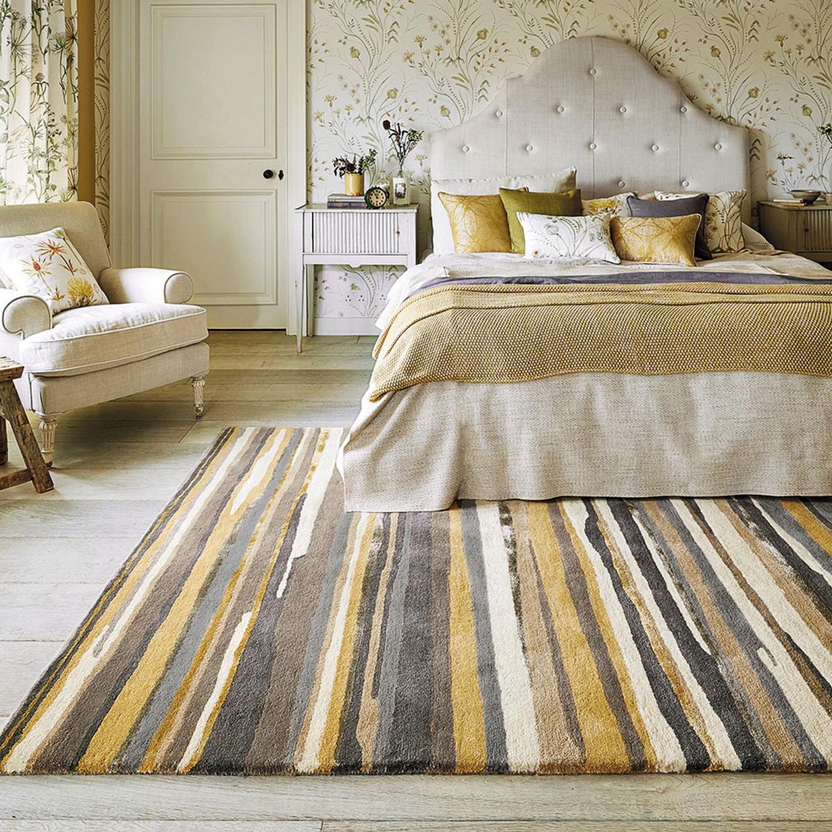 Tapis salon et chambre ELSDON, fait à la main motif géométrique — vue 5