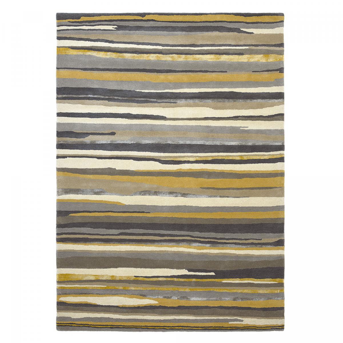 Tapis salon et chambre ELSDON, fait à la main motif géométrique