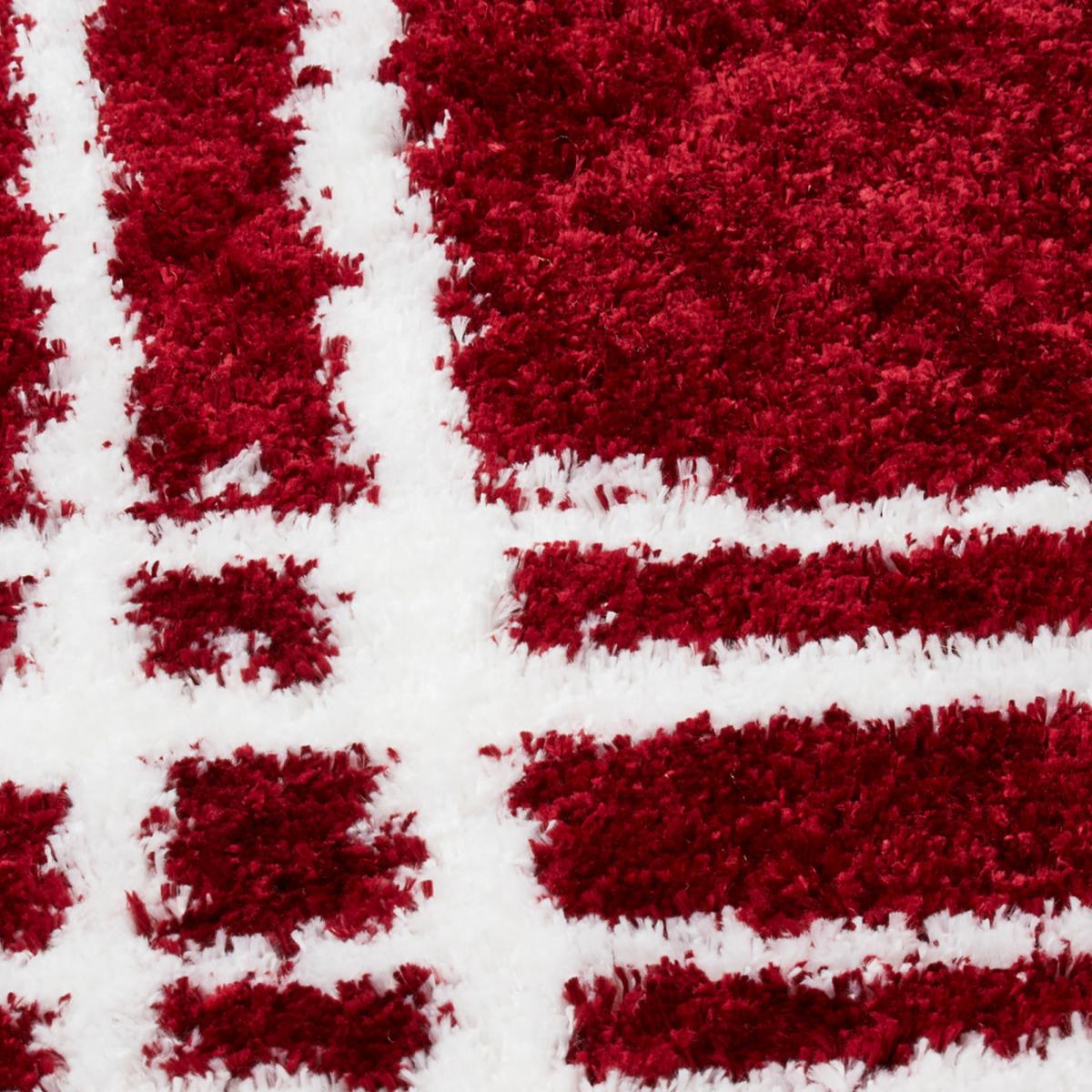 Tapis shaggy tissé motif géométrique EMBER 1 — vue 6