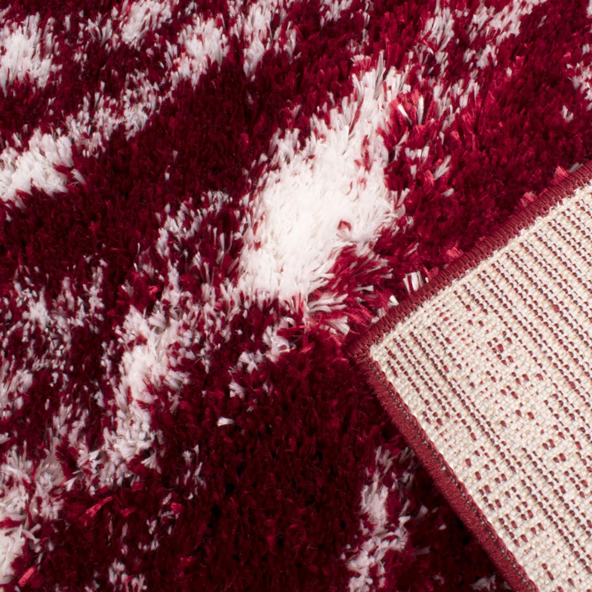 Tapis shaggy tissé motif abstrait EMBER 3 — vue 4