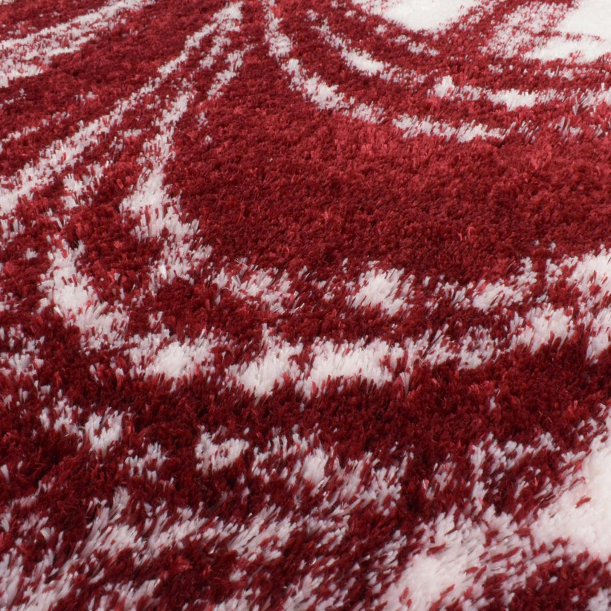 Tapis shaggy tissé motif abstrait EMBER 3 — vue 5