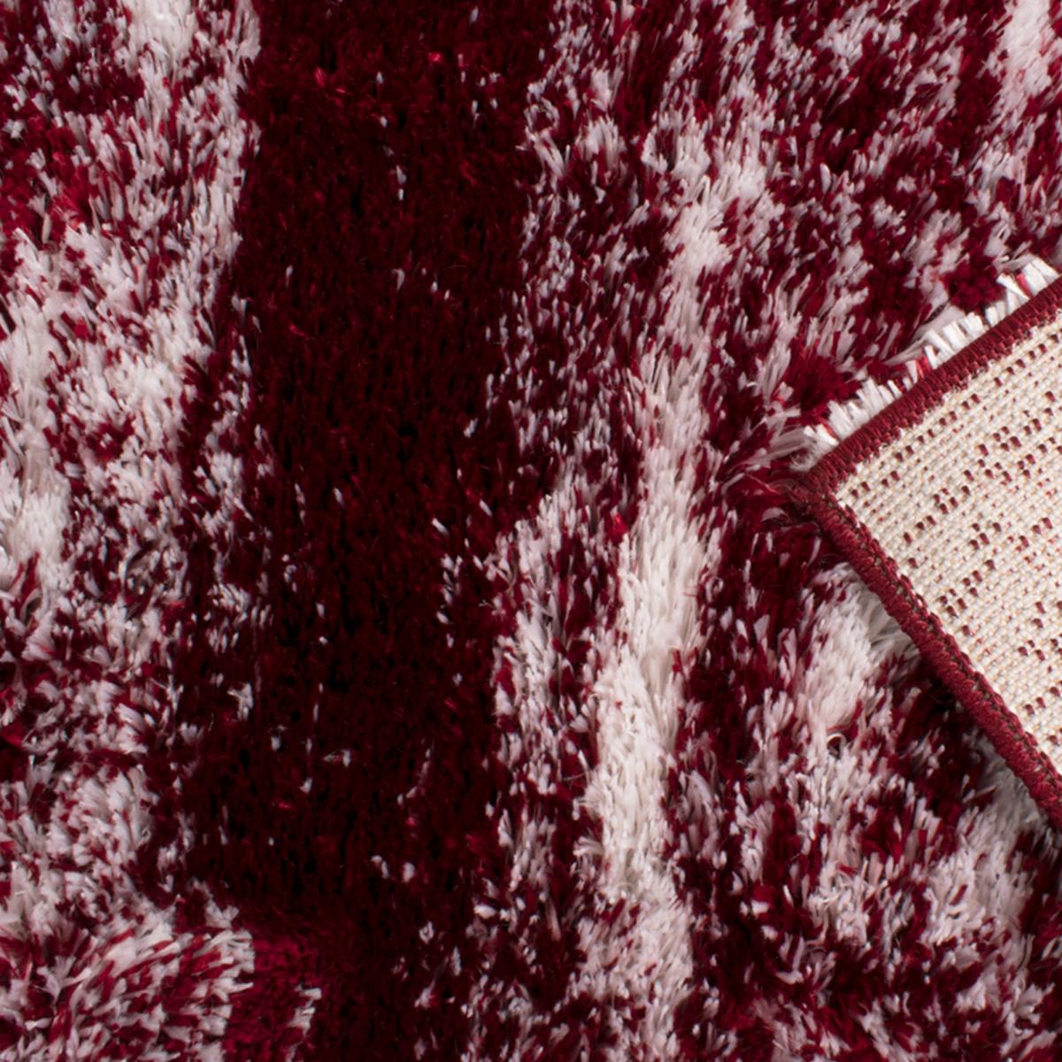 Tapis shaggy tissé motif faux uni EMBER — vue 5