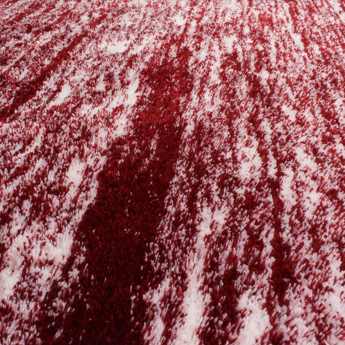 Tapis shaggy tissé motif faux uni EMBER — vue 4