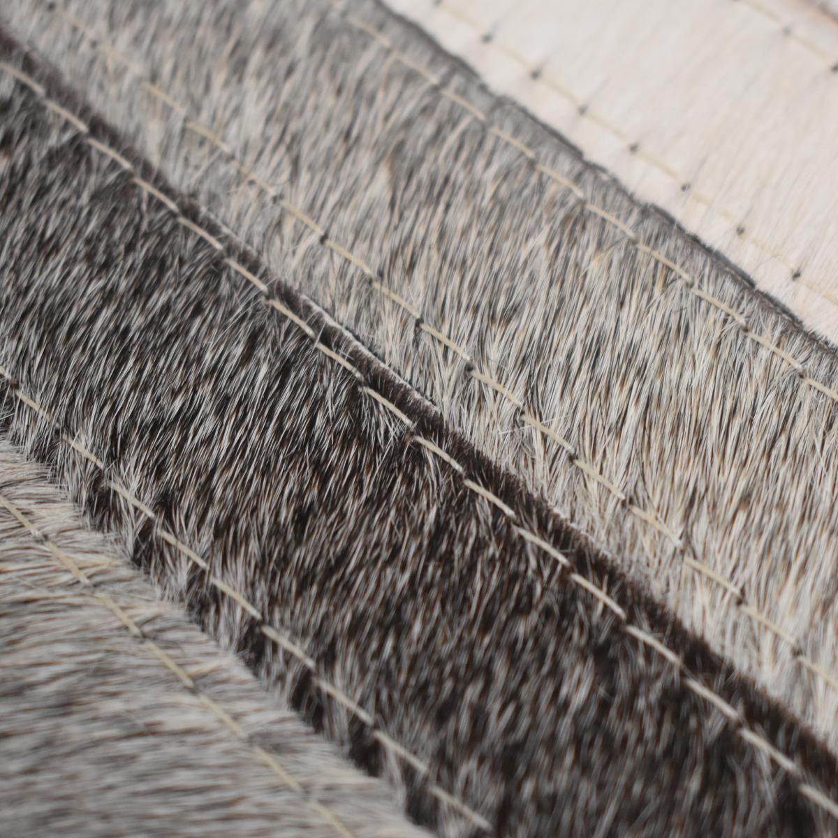 Tapis en peau de vache kilm HALFROUND, fait à la main — vue 4