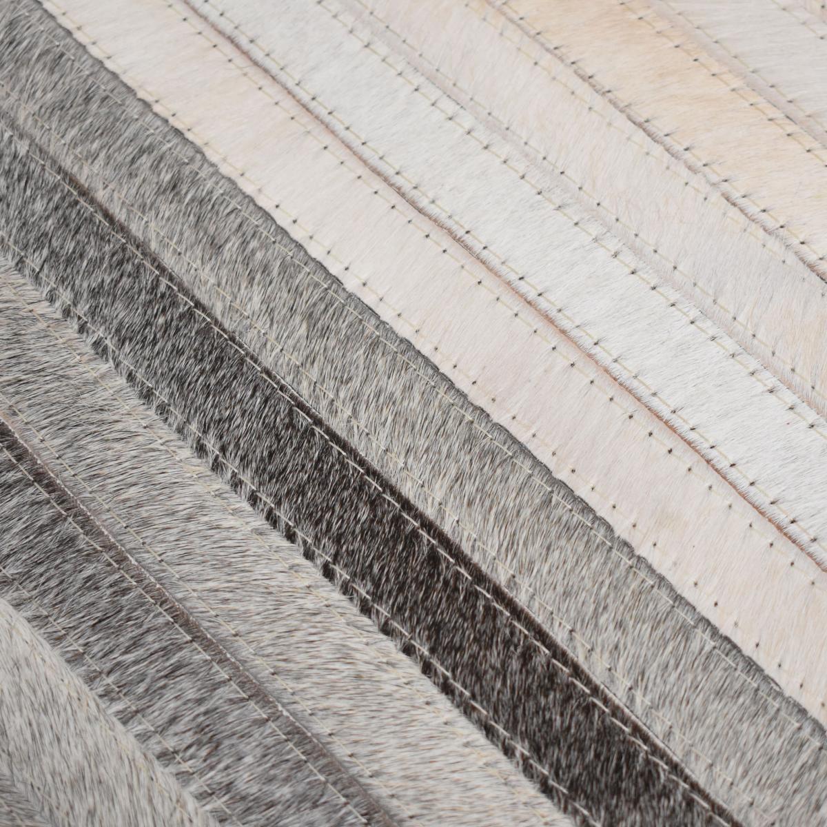 Tapis en peau de vache kilm HALFROUND, fait à la main — vue 5