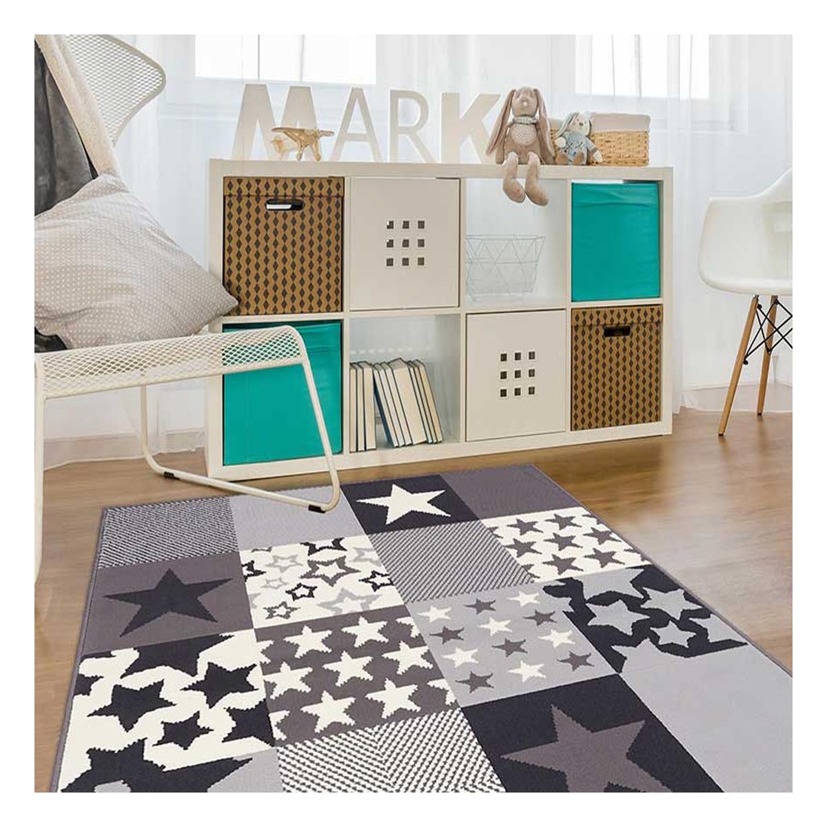 Tapis enfant tissé LYN1 CARETOILE — vue 5