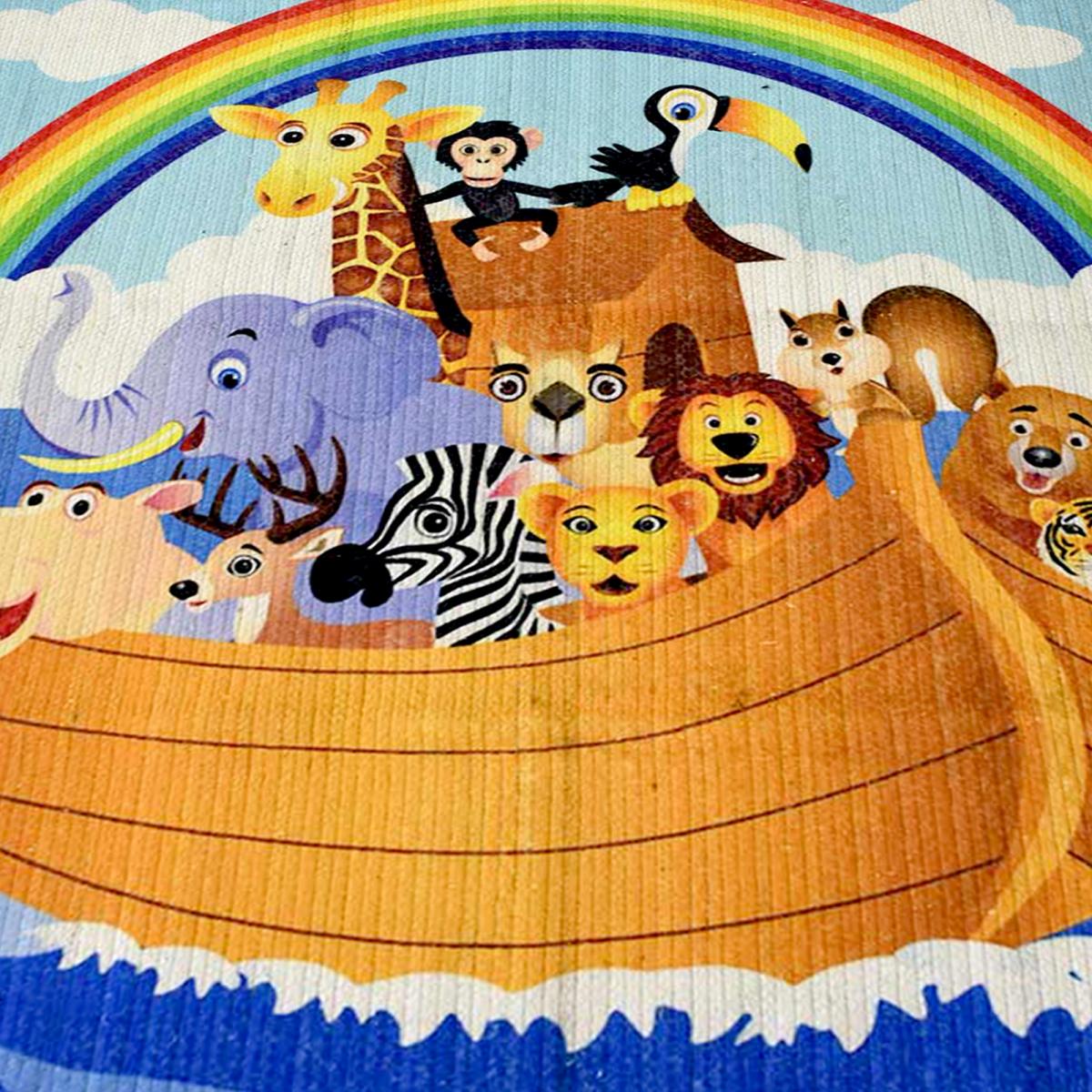 Tapis enfant, kilim reversible fait à la main ETOILE — vue 6