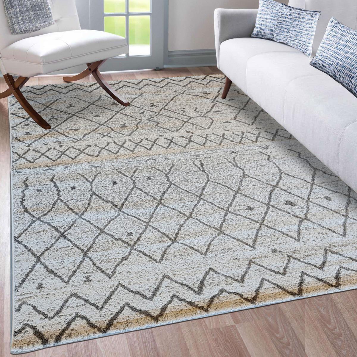 Tapis berbère tissé motif ethnic ESSAOUER — vue 3