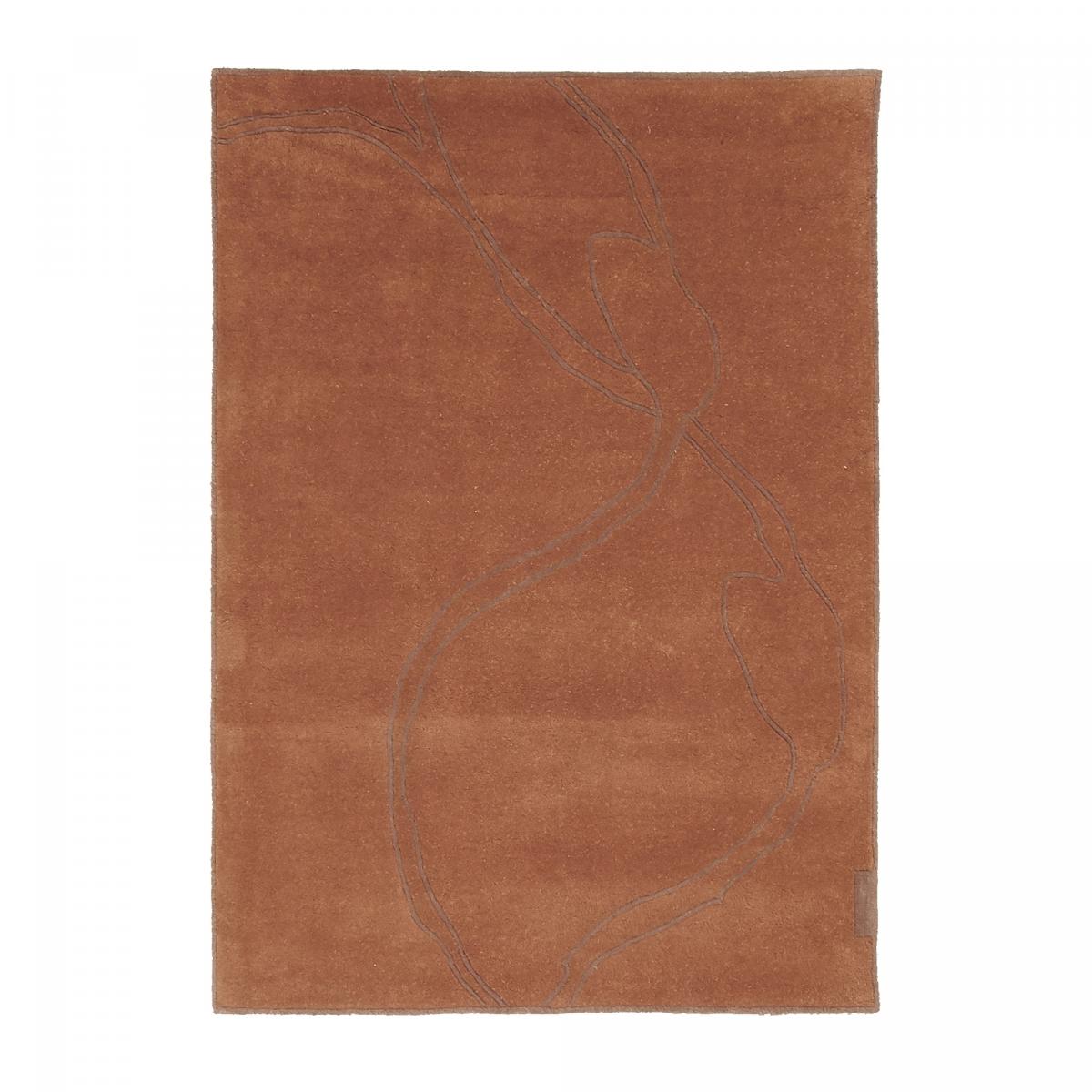 Tapis salon et chambre fait main en laine motif abstrait EXPREZA