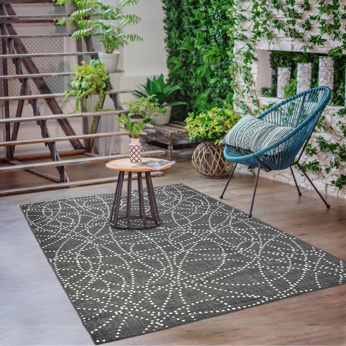 Tapis extérieur, kilim reversible LYN2 BJ REVERSIBLE — vue 3