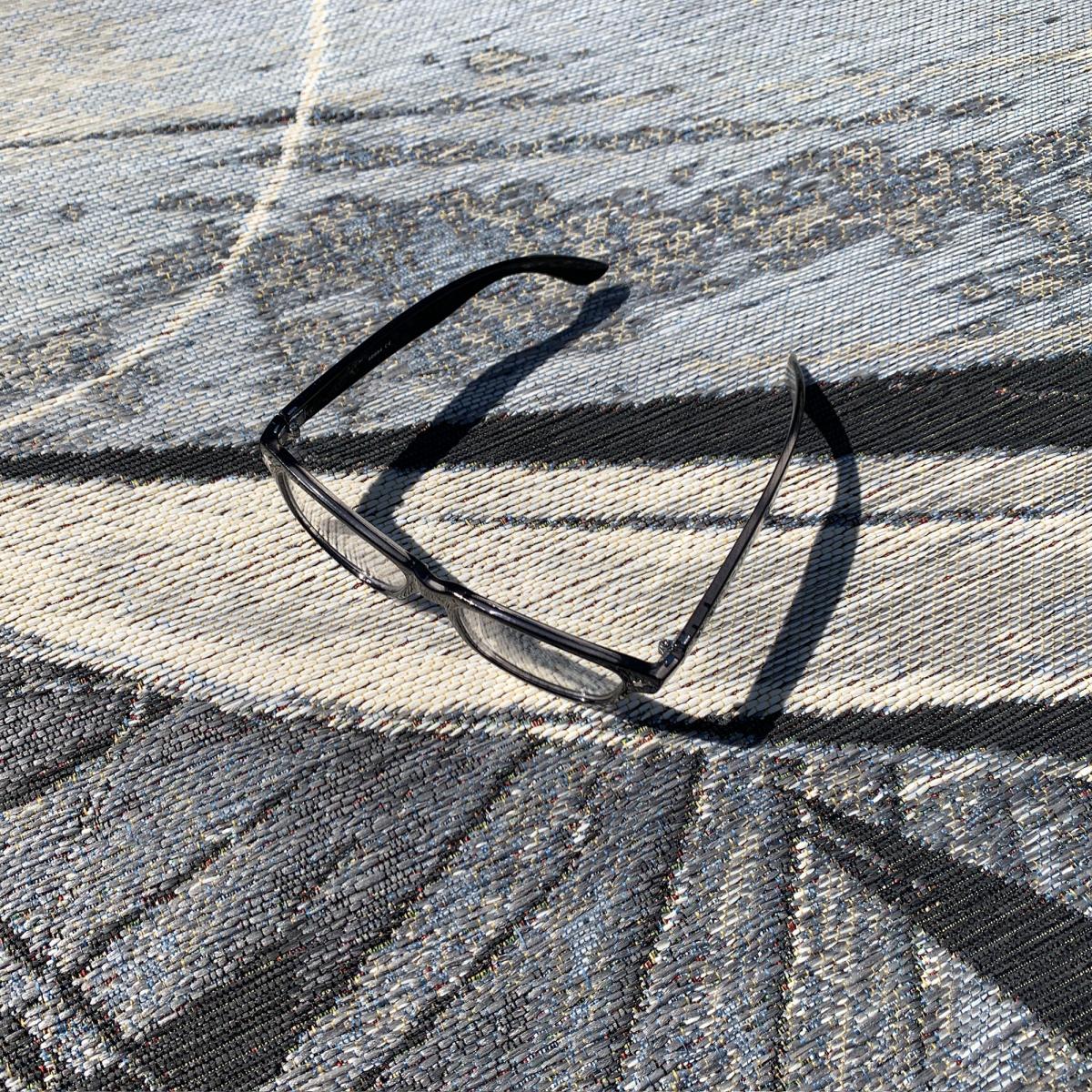 Tapis extérieur tissé kilim rectangle BACAO — vue 5