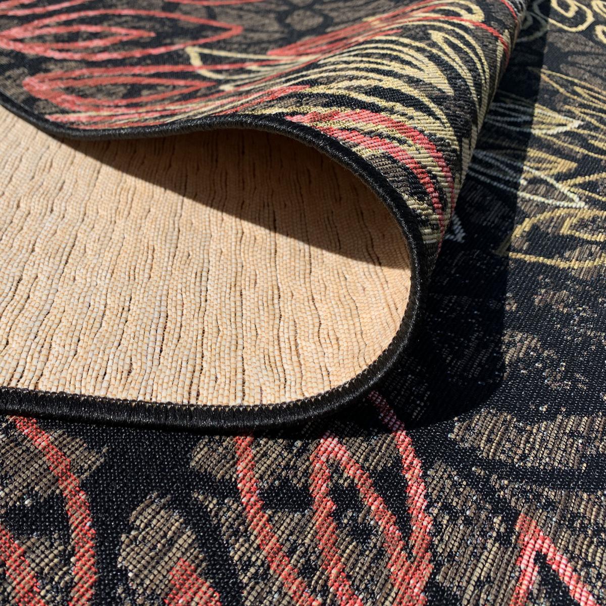 Tapis extérieur tissé kilim rectangle ORADE — vue 4