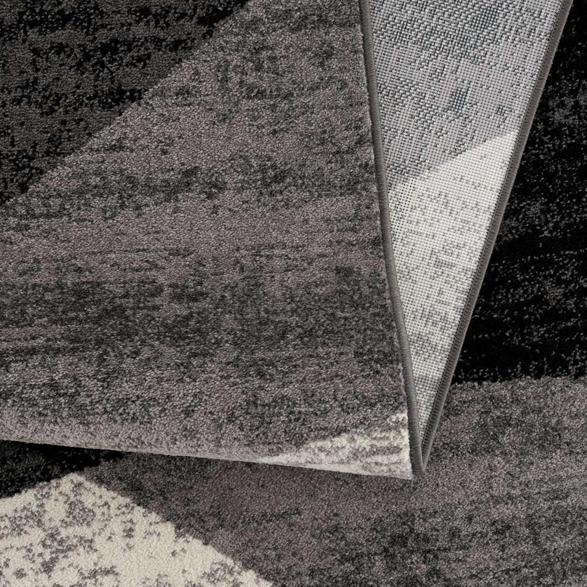 Tapis salon et chambre tissé motif géométrique FALDO — vue 5