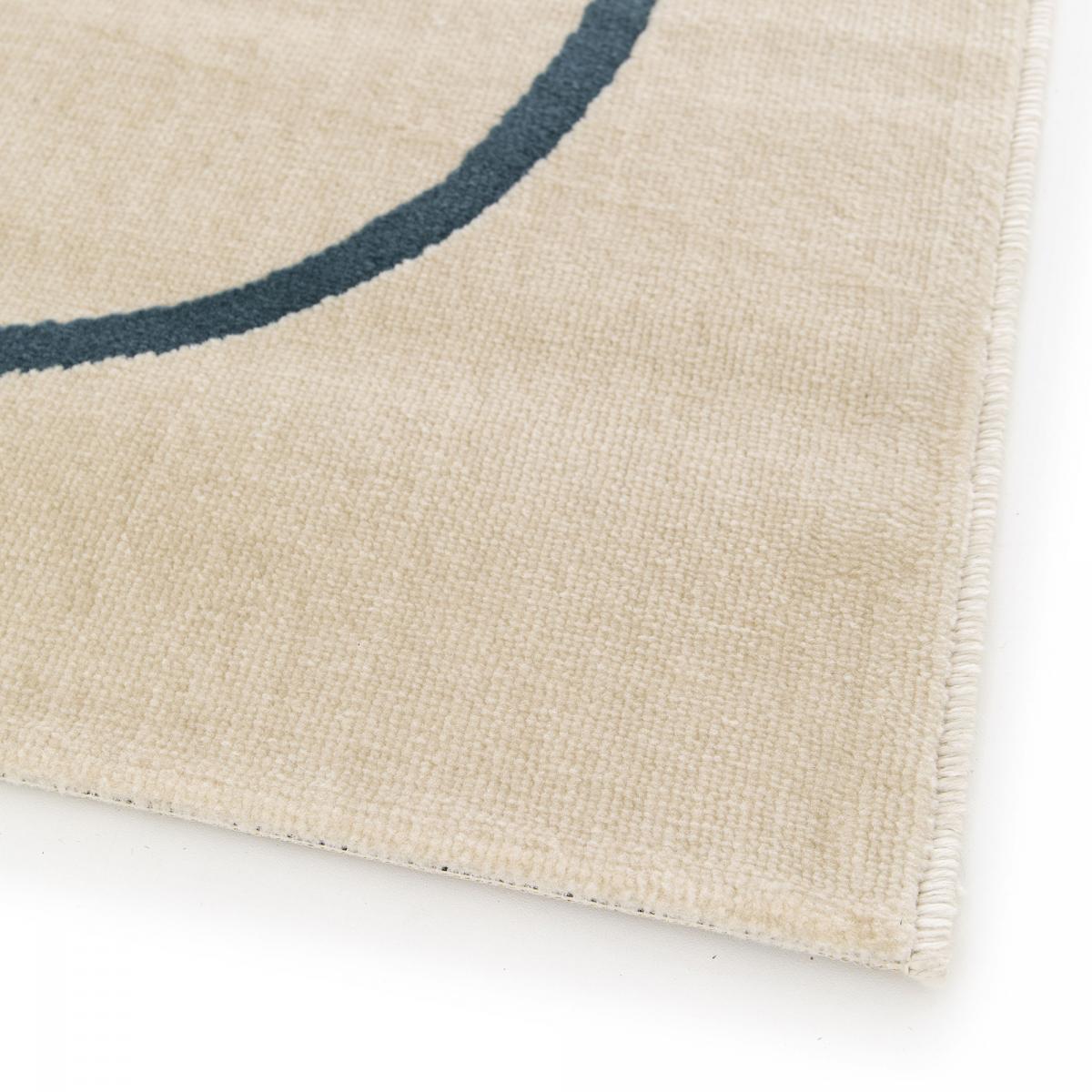 Tapis salon et chambre tissé motif abstrait FLARINE 5 — vue 4