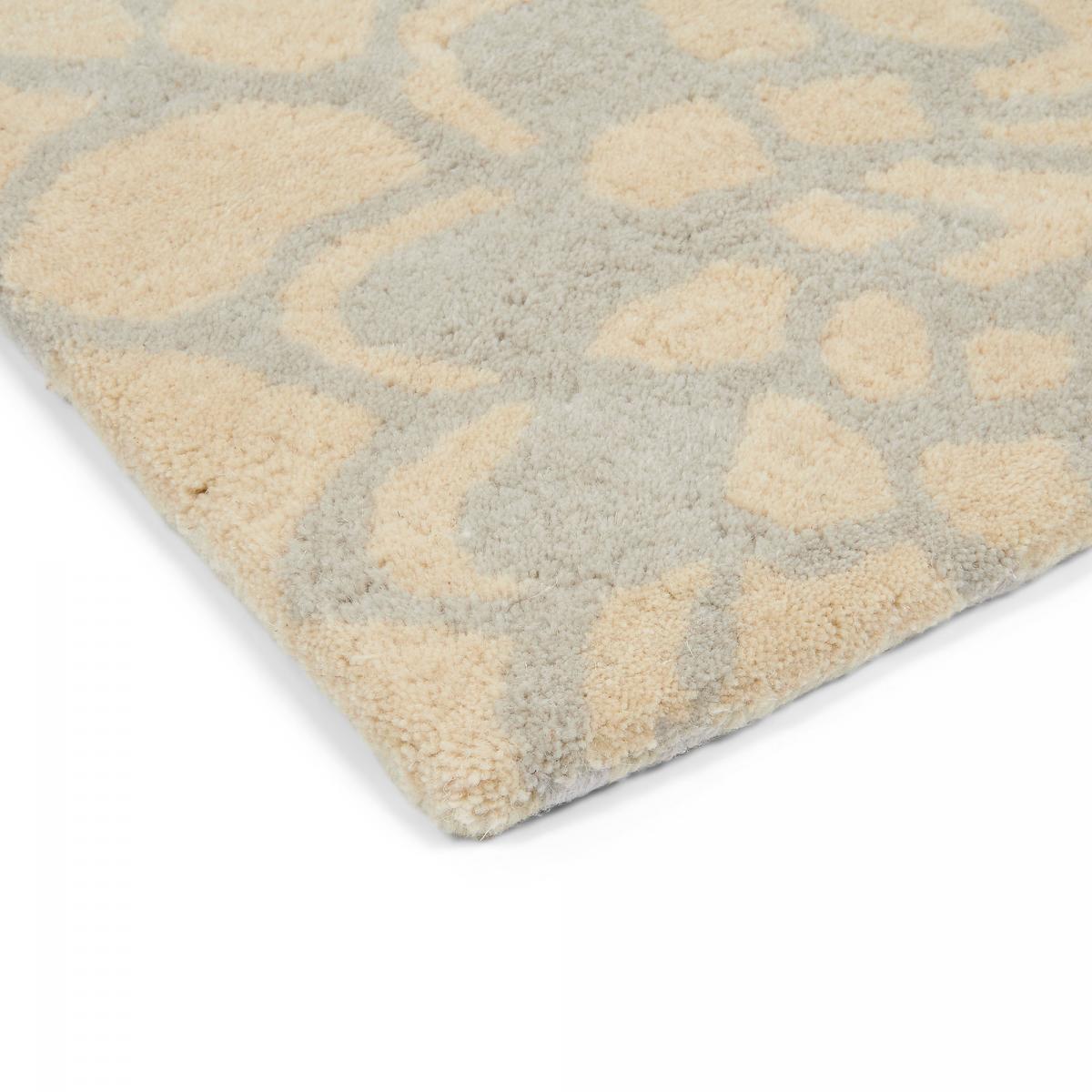 Tapis salon et chambre fait à la main en laine motif floral FLOYSTER — vue 6