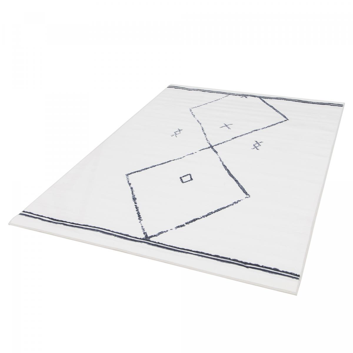 Tapis salon et chambre tissé motif berbère FLONTA 1 — vue 5