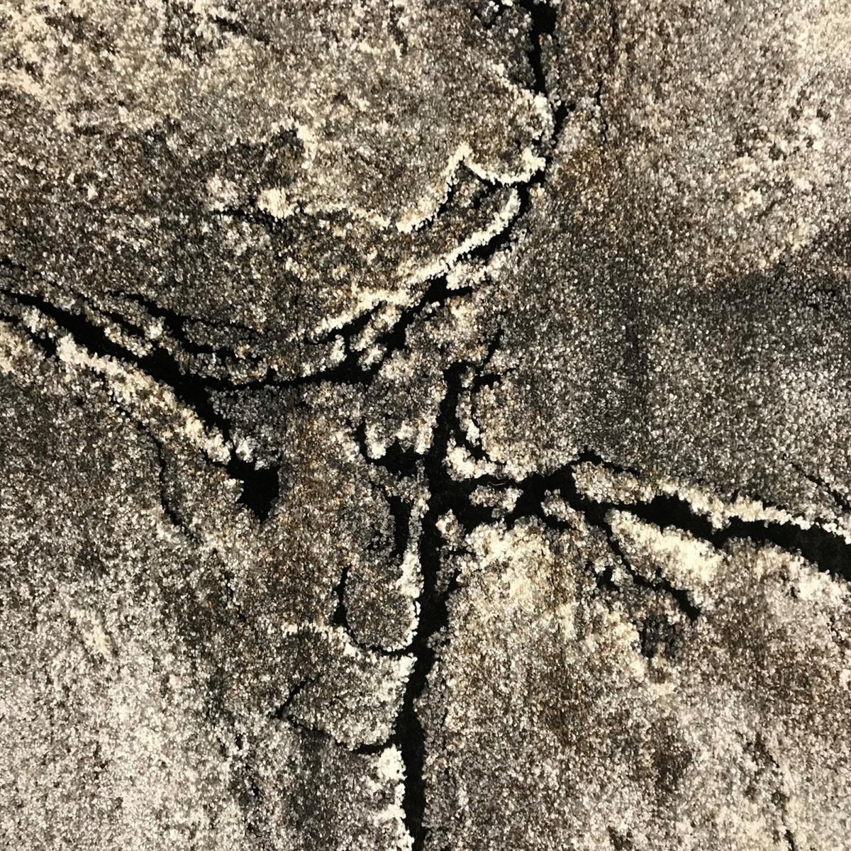 Tapis chambre tissé motif abstrait FRACIL — vue 4