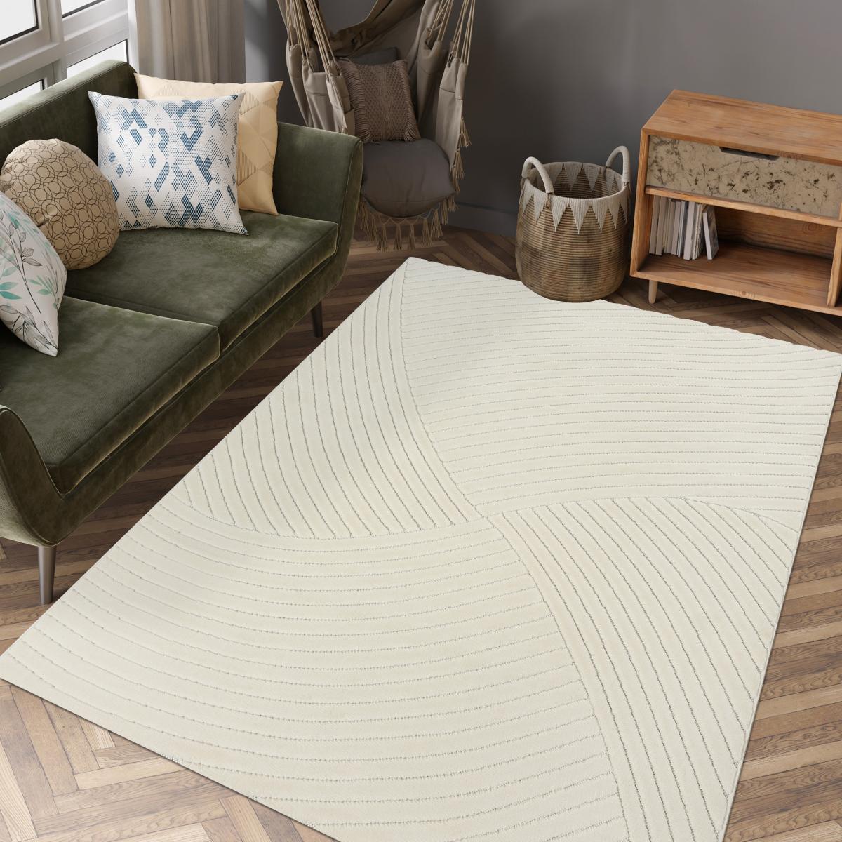 Tapis intérieur extérieur en relief ton sur ton LYN14 GEMGRAF — vue 3
