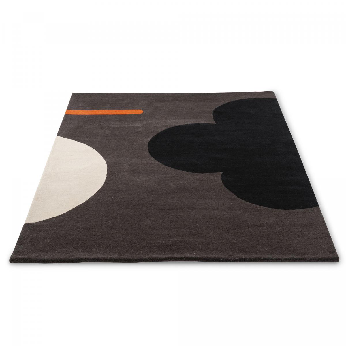 Tapis salon et chambre fait à la main en laine motif seventies GEOWER — vue 4