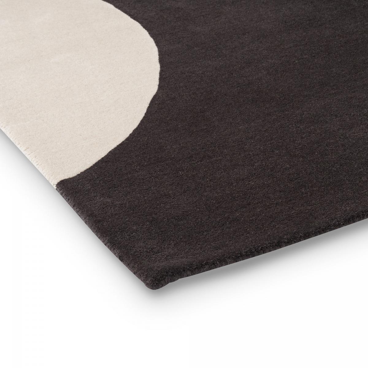 Tapis salon et chambre fait à la main en laine motif seventies GEOWER — vue 5