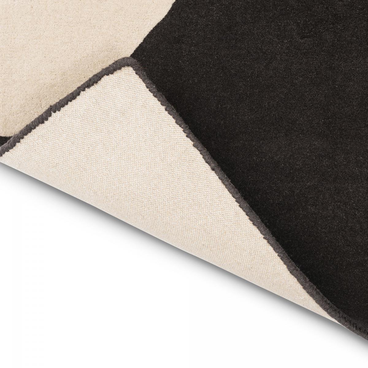 Tapis salon et chambre fait à la main en laine motif seventies GEOWER — vue 6