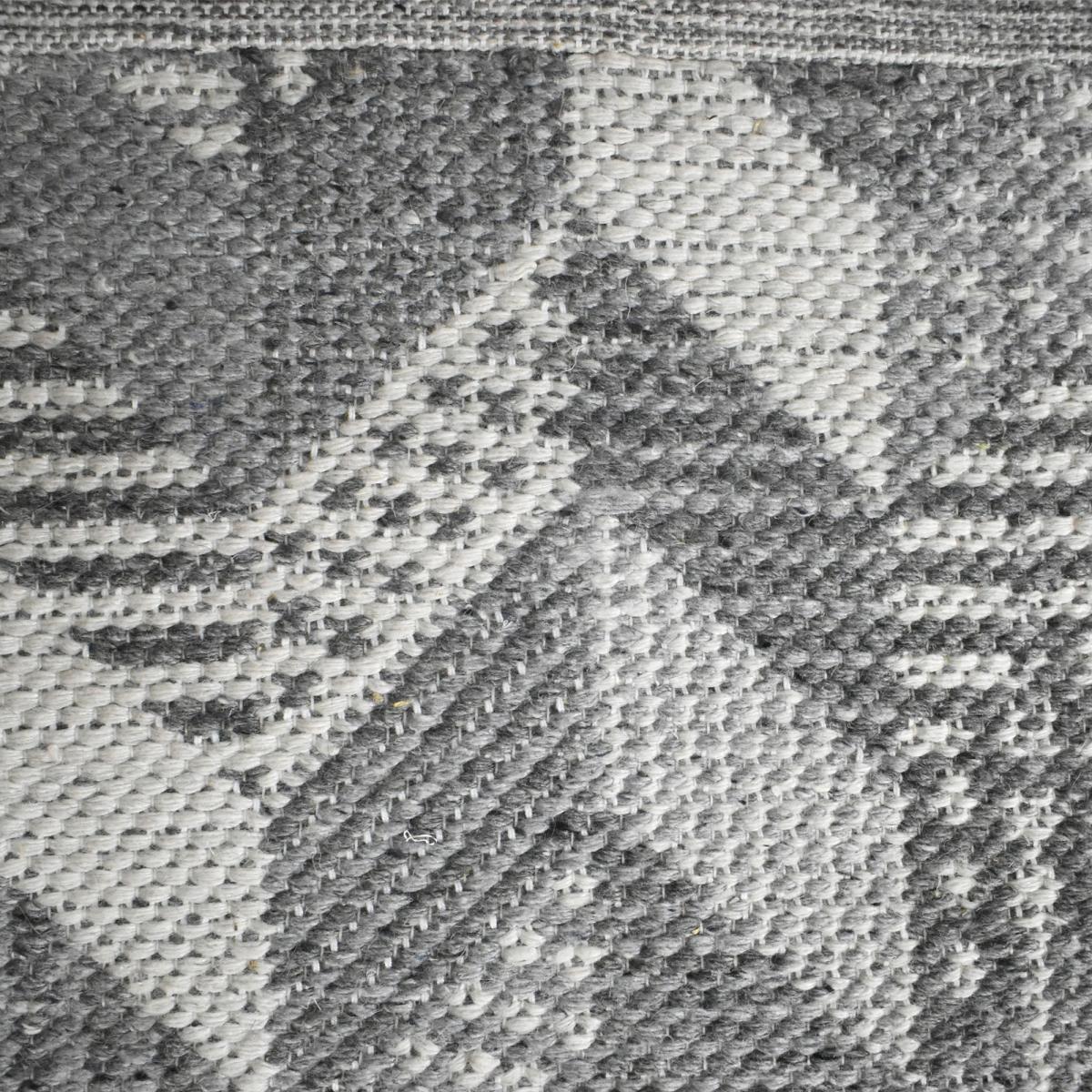 Tapis kilim fait à la main en coton motif géométrique — vue 5