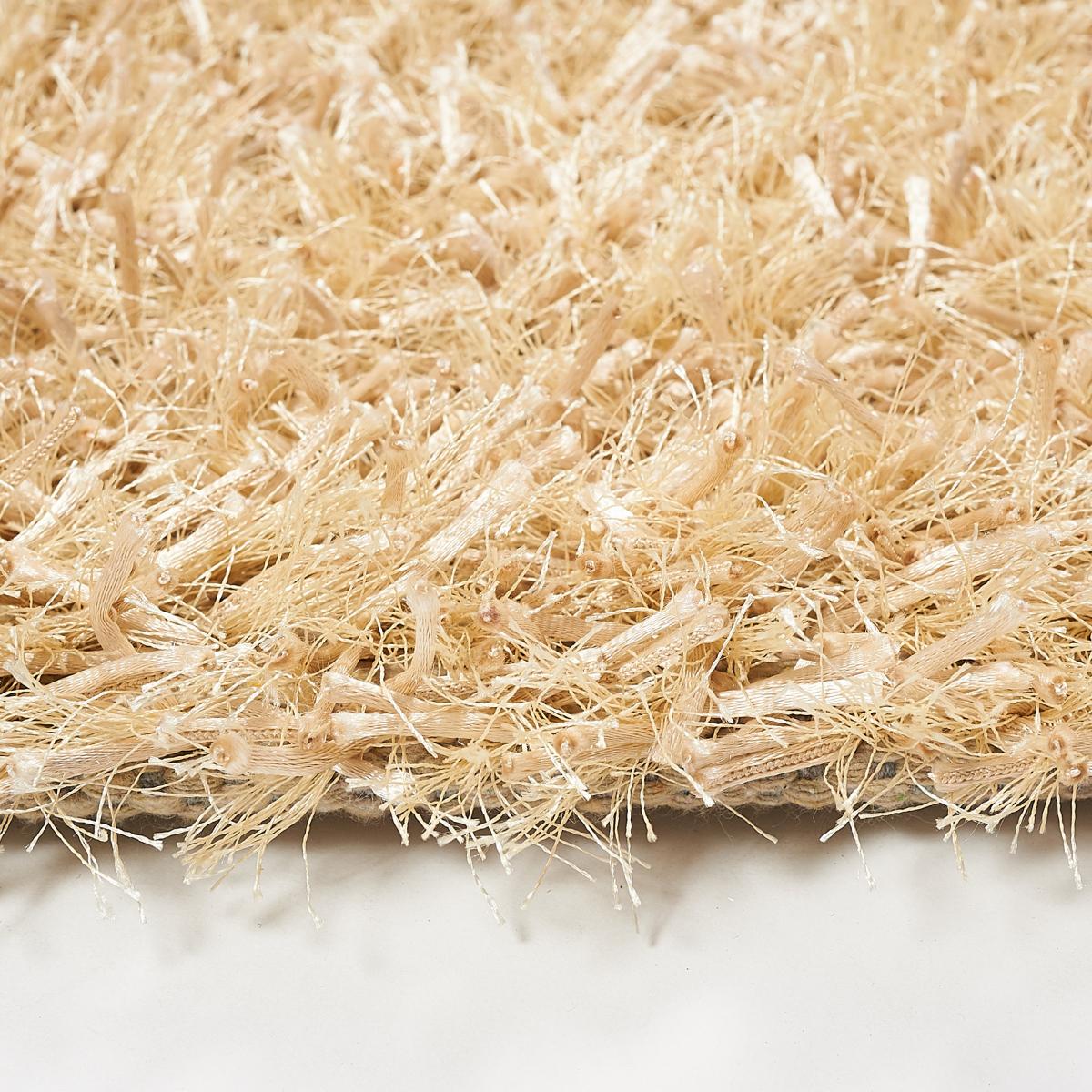 Tapis shaggy fait main motif uni GLAMOURA — vue 5