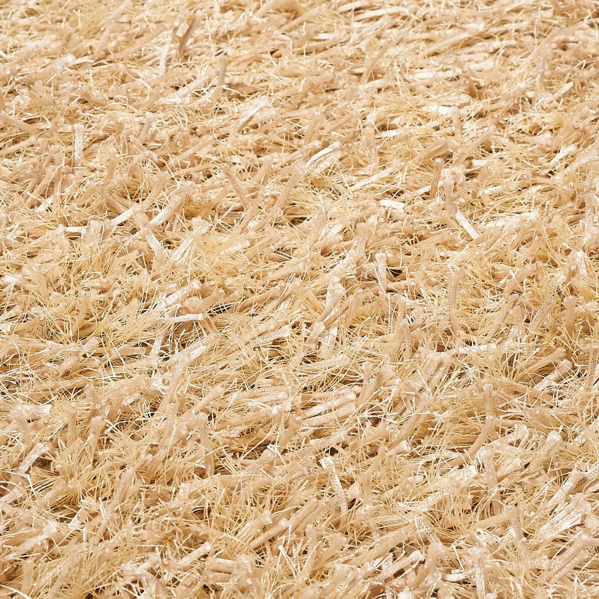 Tapis shaggy fait main motif uni GLAMOURA — vue 4