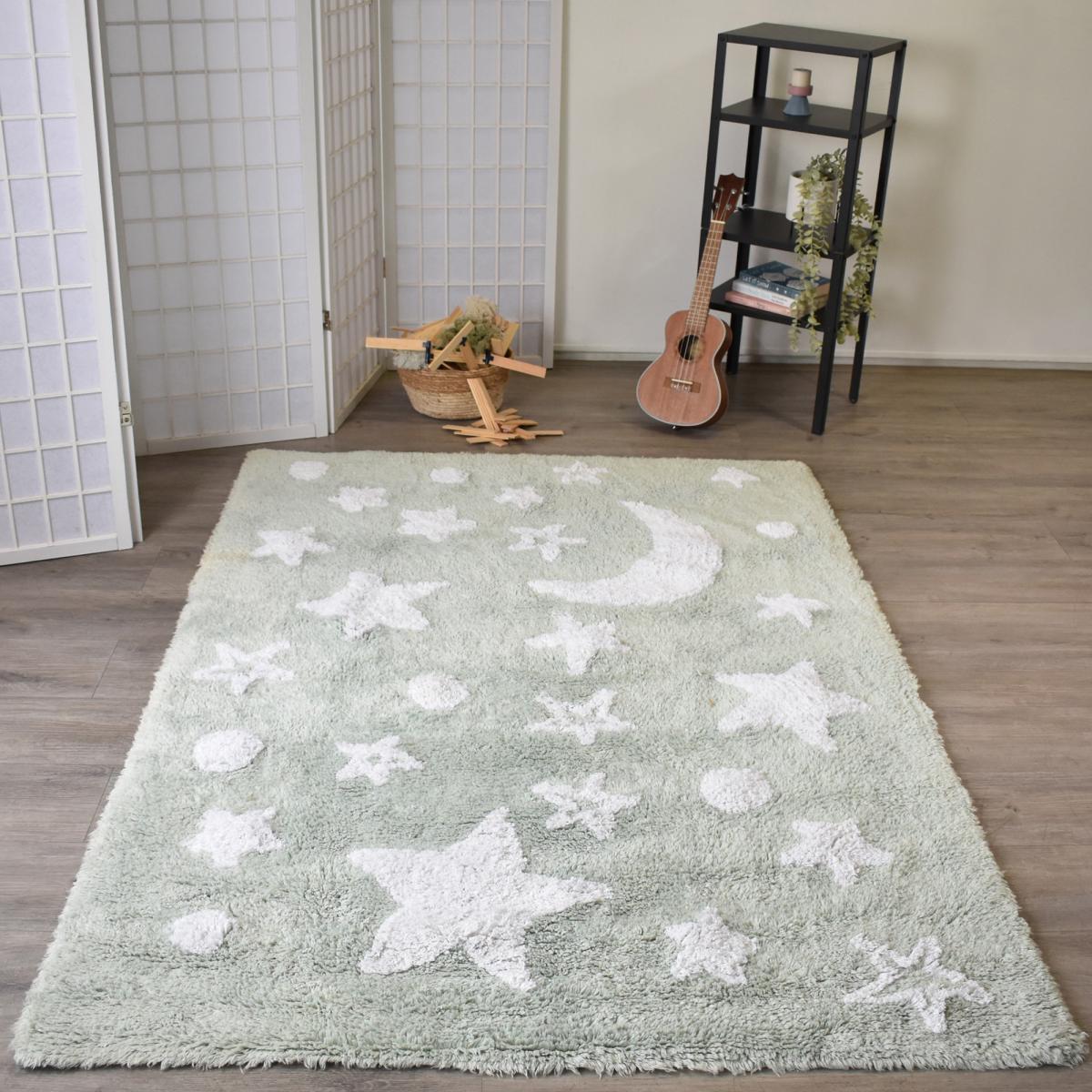 Tapis enfant Lavable 30° en coton BIO NIGHT — vue 3