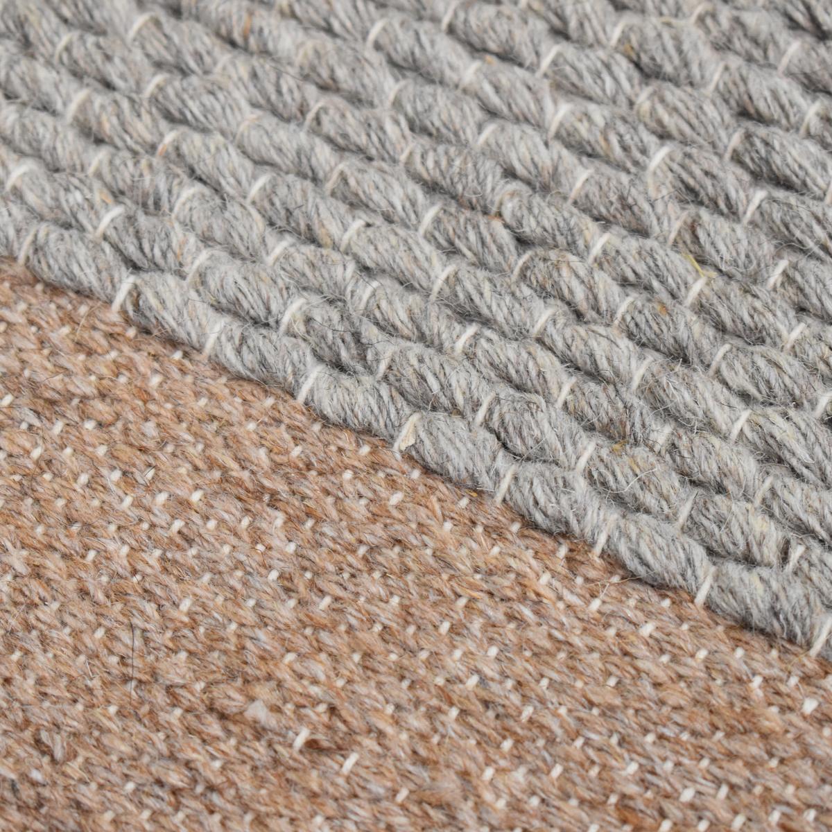 Tapis kilim GRATA, fait à la main en laine motif géométrique — vue 6