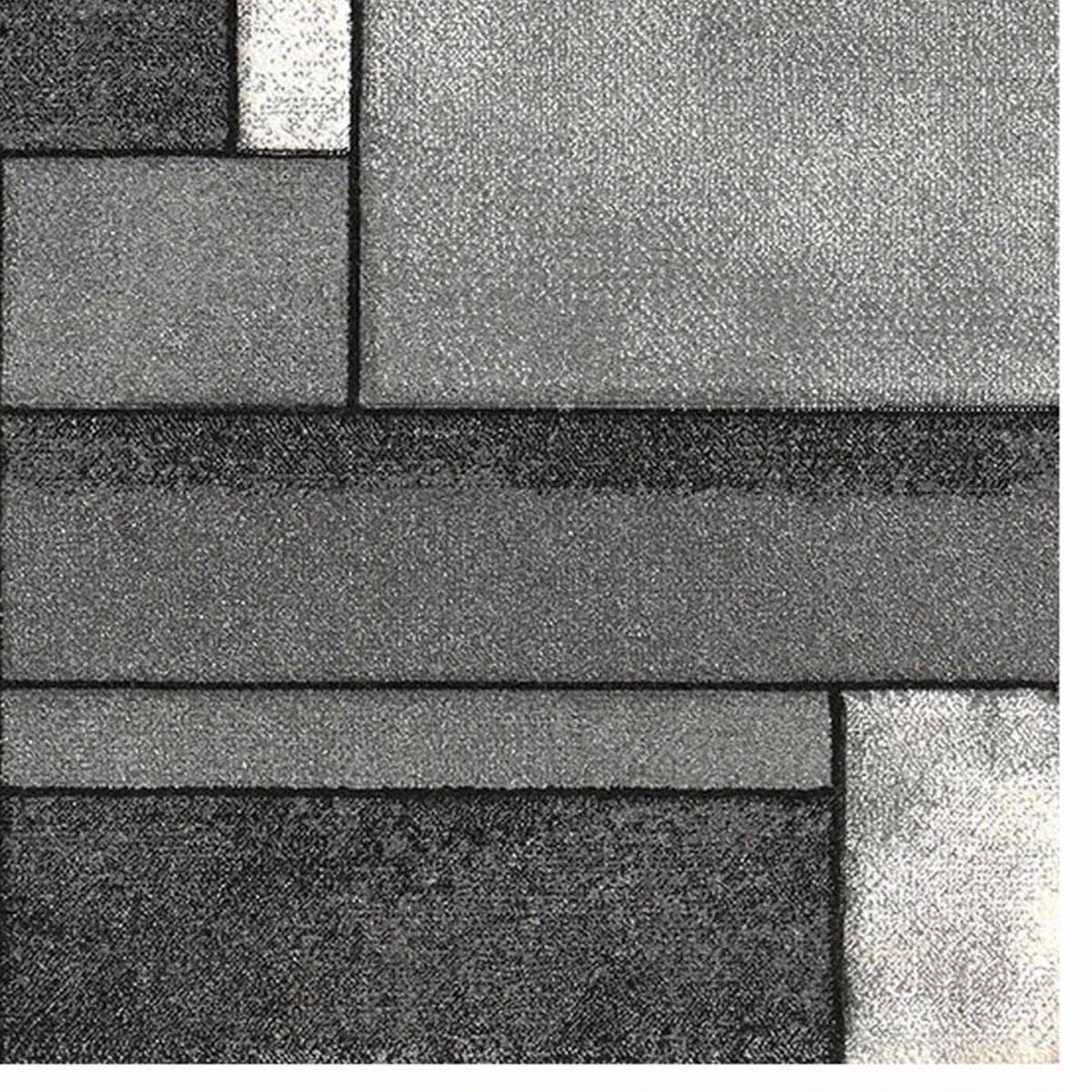 Tapis salon et chambre tissé motif géométrique LYN8 GEOME — vue 4