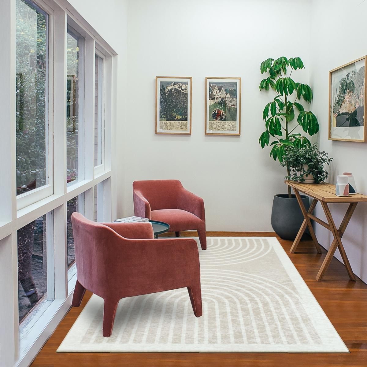 Tapis pour une chambre ou une entrée tissé motif géométrique GUTOPIA — vue 3