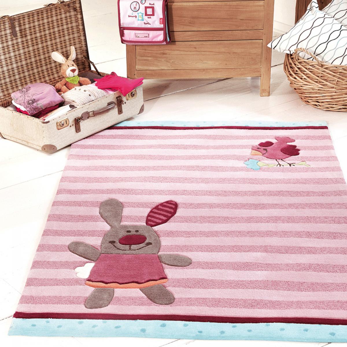Tapis enfant fait main en acrylique HAPPYSTY — vue 3