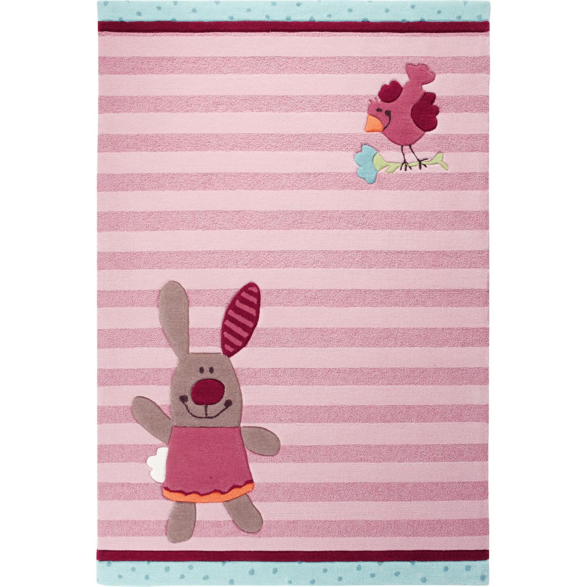 Tapis enfant fait main en acrylique HAPPYSTY