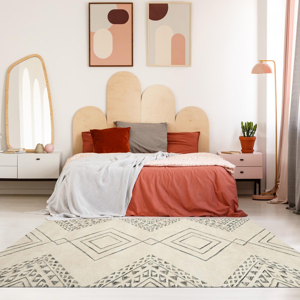 Tapis salon et chambre fait à la main en laine HARITAGE — vue 6