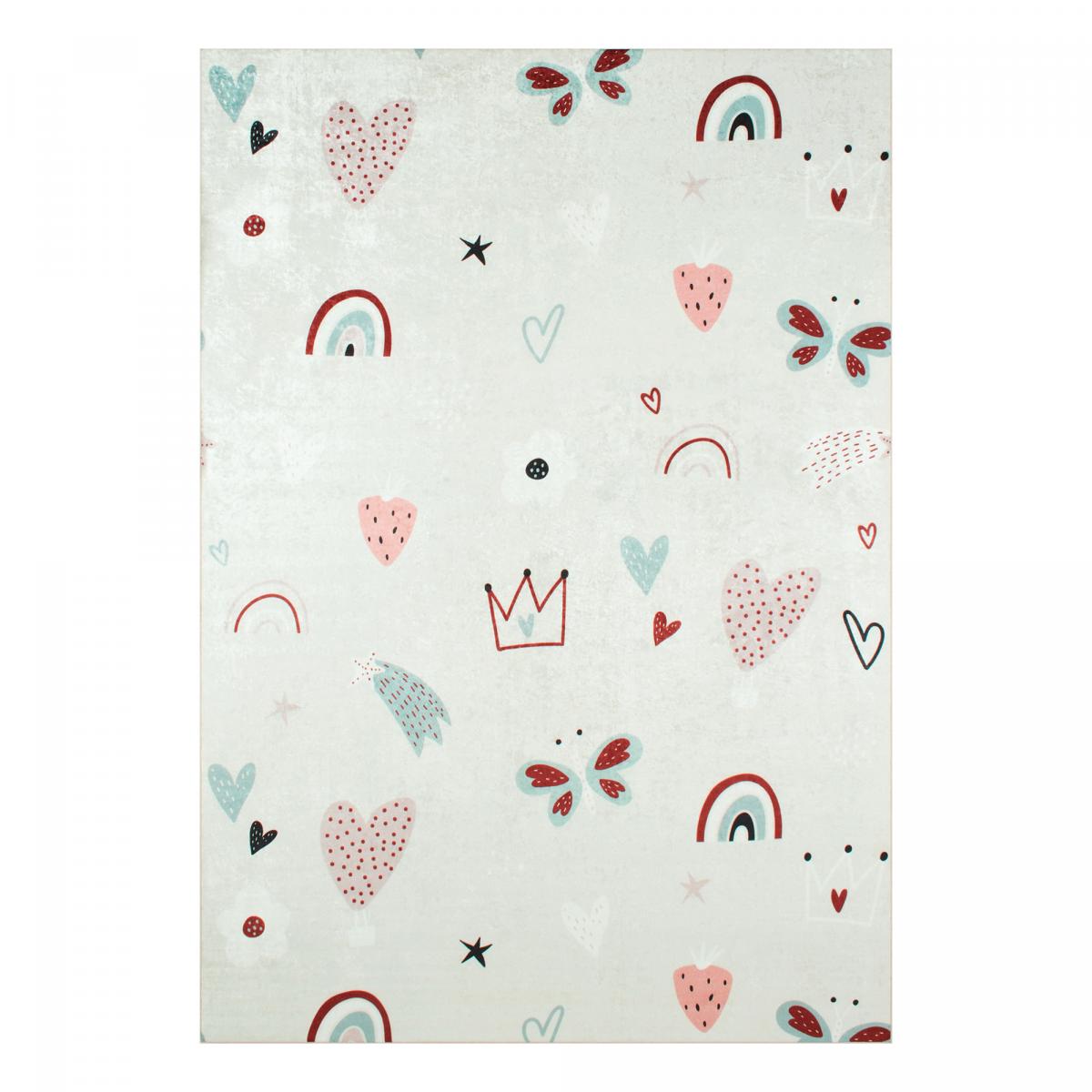 Tapis enfant tissé HEUREUX