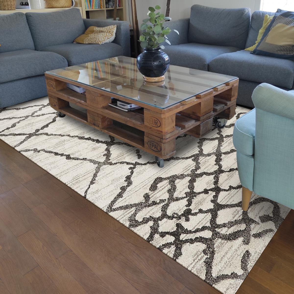 Tapis berbère tissé motif ethnic NALIFO — vue 6
