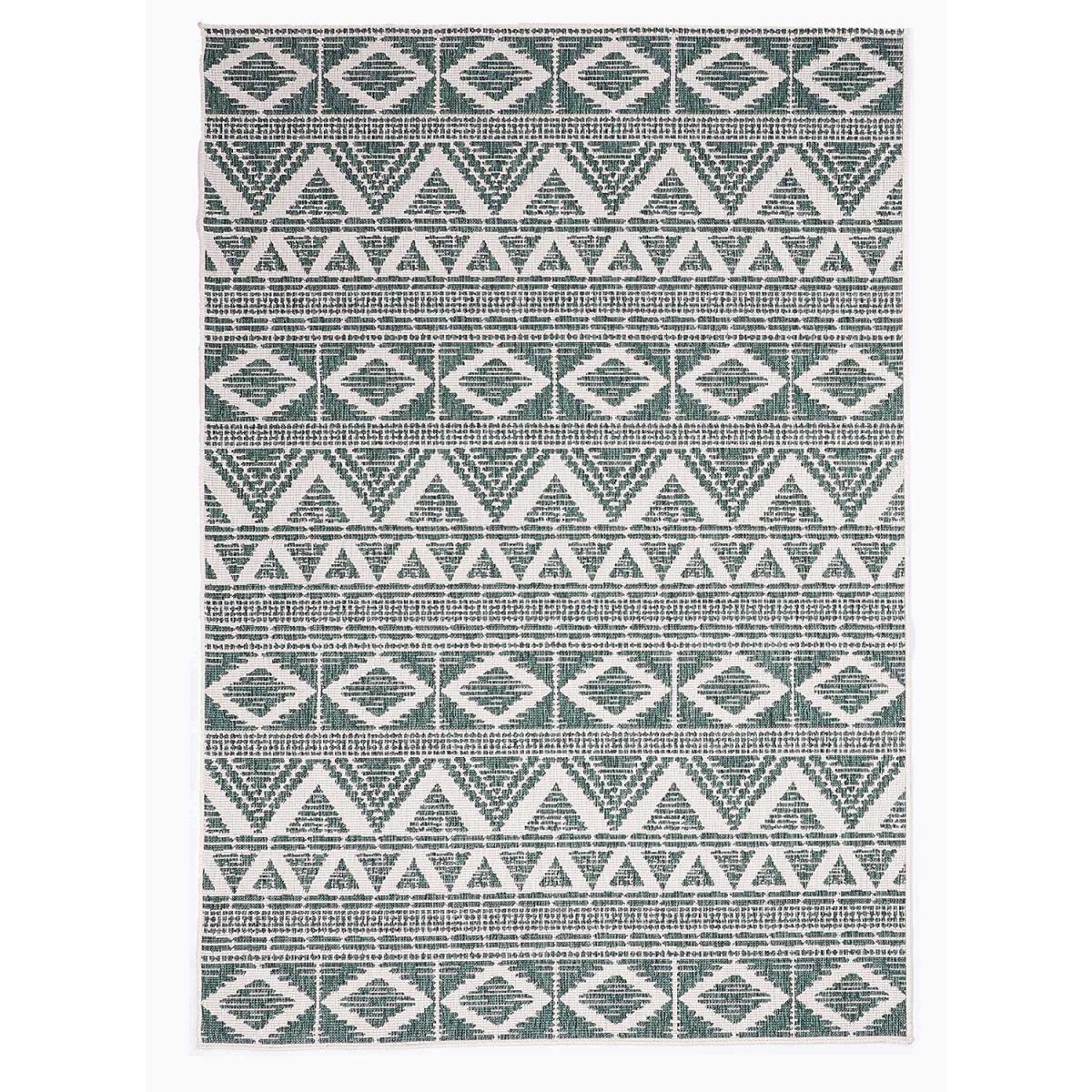 Tapis extérieur, kilim reversible LYN2 BG REVERSIBLE