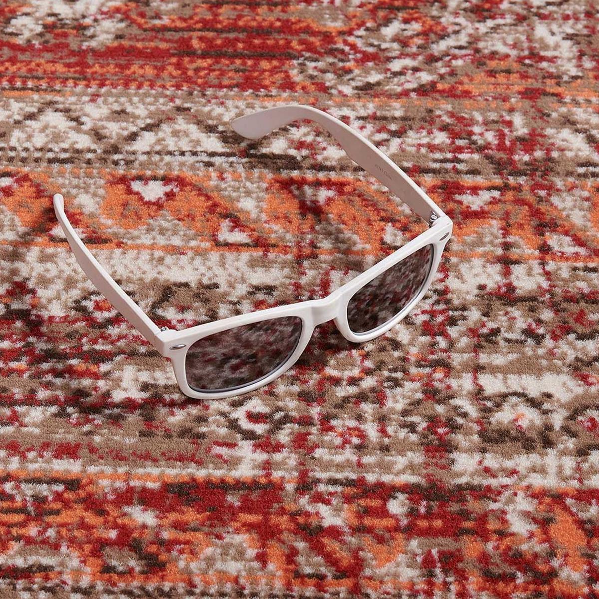 Tapis oriental tissé motif ethnique LYN1 DAZOR — vue 5