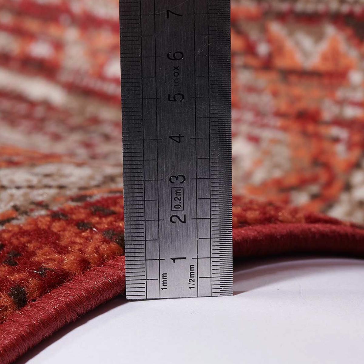 Tapis oriental tissé motif ethnique LYN1 DAZOR — vue 4