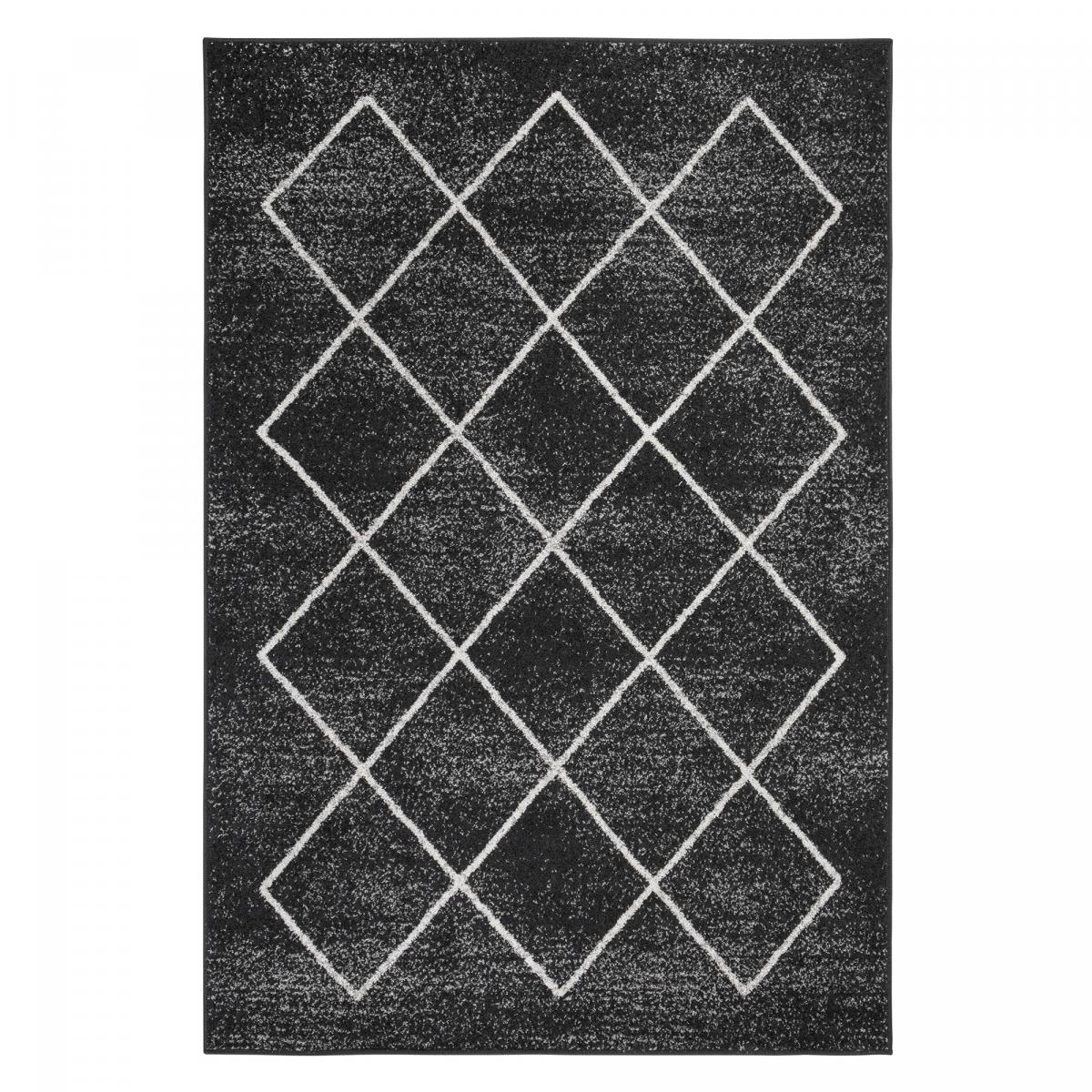 Tapis salon et chambre tissé motif scandinave BALANIA