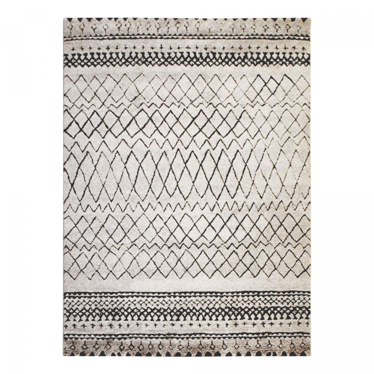 Tapis berbère tissé motifs tribaux LYN8 MABAL