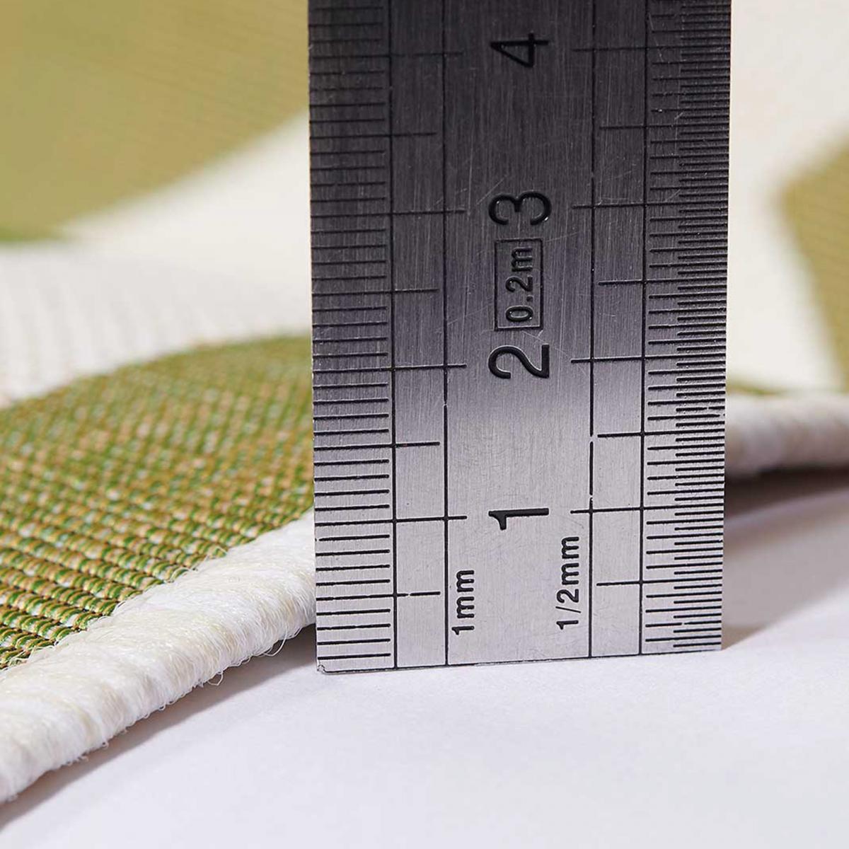 Tapis extérieur tissé kilim rectangle FEUILLE — vue 5