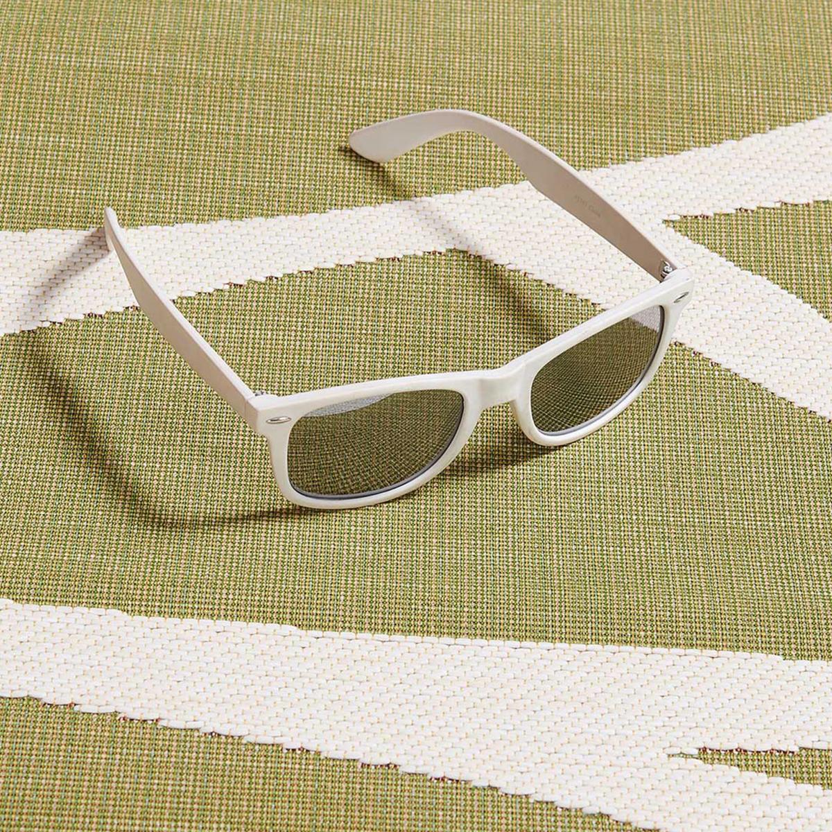 Tapis extérieur tissé kilim rectangle FEUILLE — vue 4