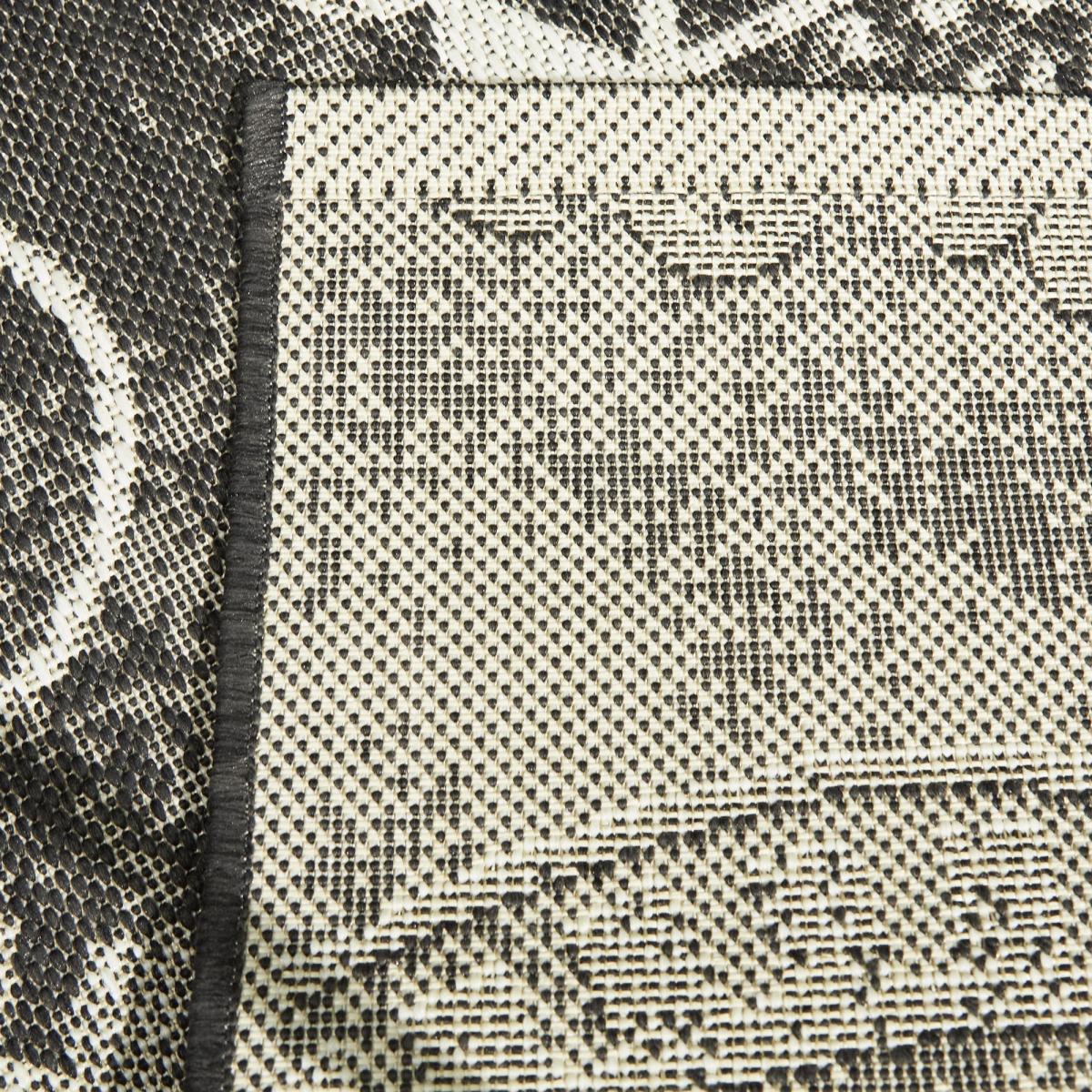 Tapis extérieur tissé kilim rectangle IRISA 1 — vue 4