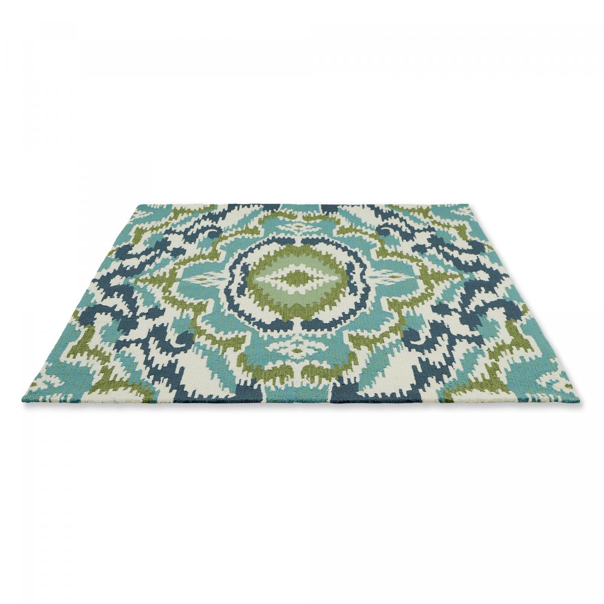 Tapis extérieur tissé kilim rectangle IXORA — vue 6
