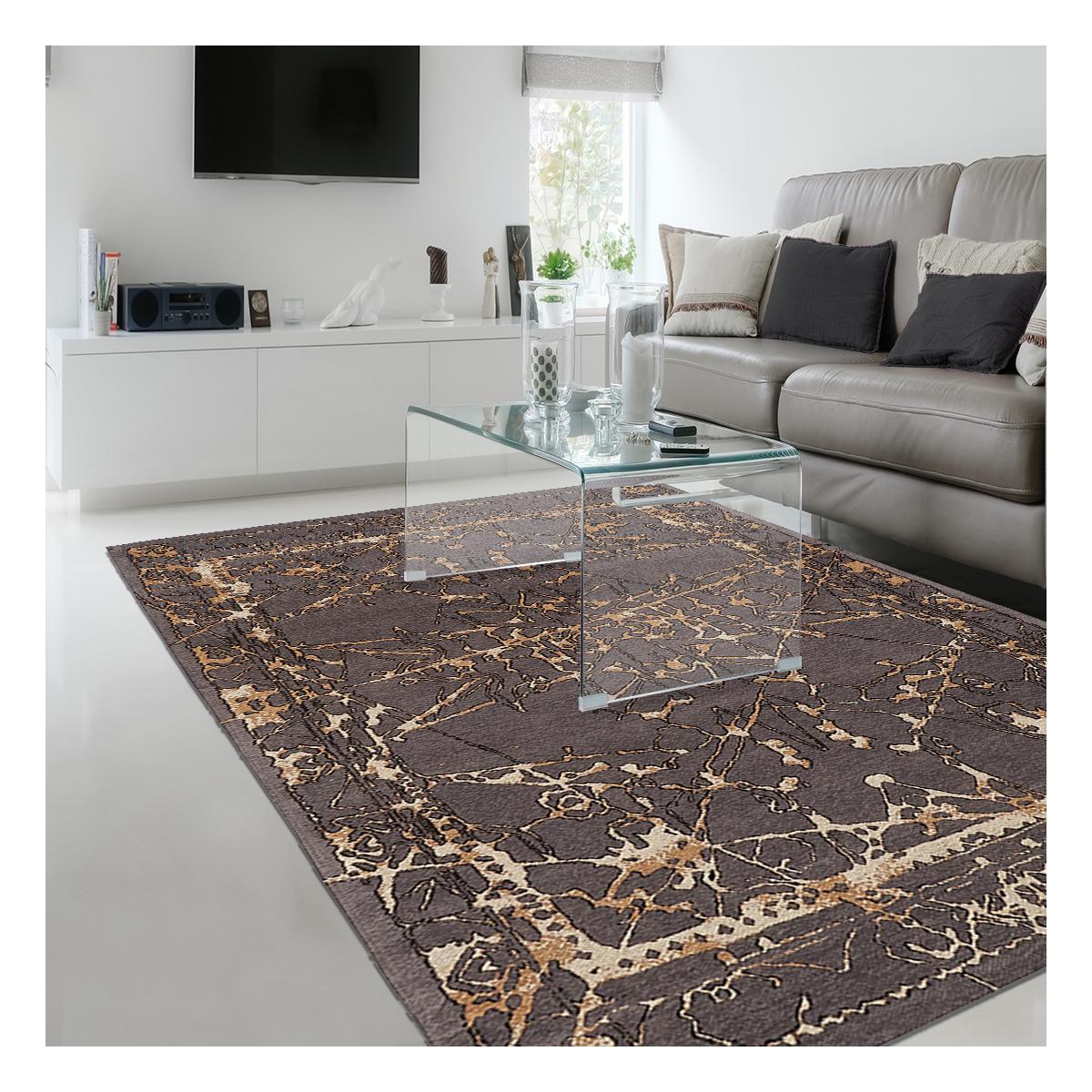 Tapis kilim fait main motif abstrait DESTRUCTURAL — vue 3