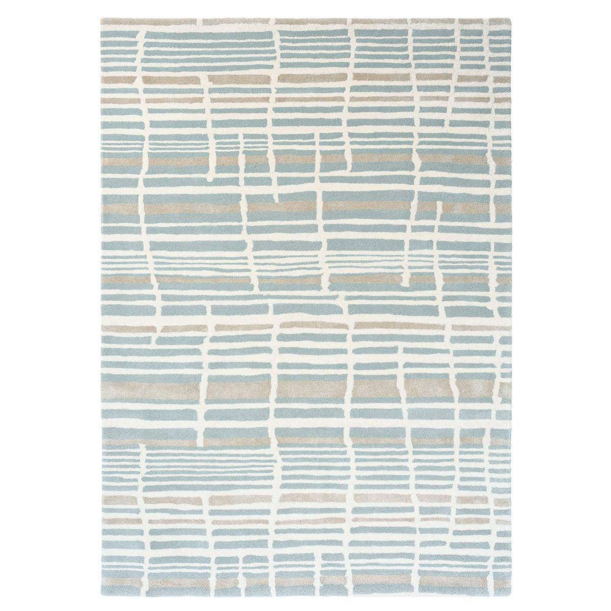 Tapis salon et chambre fait à la main en laine motif abstrait